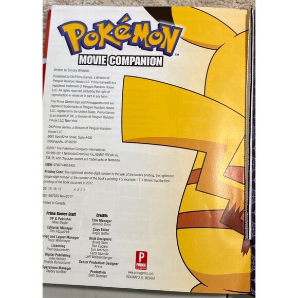 Pokémon Movie Companion Hardcover Book No Poster - Picture 11 of 15